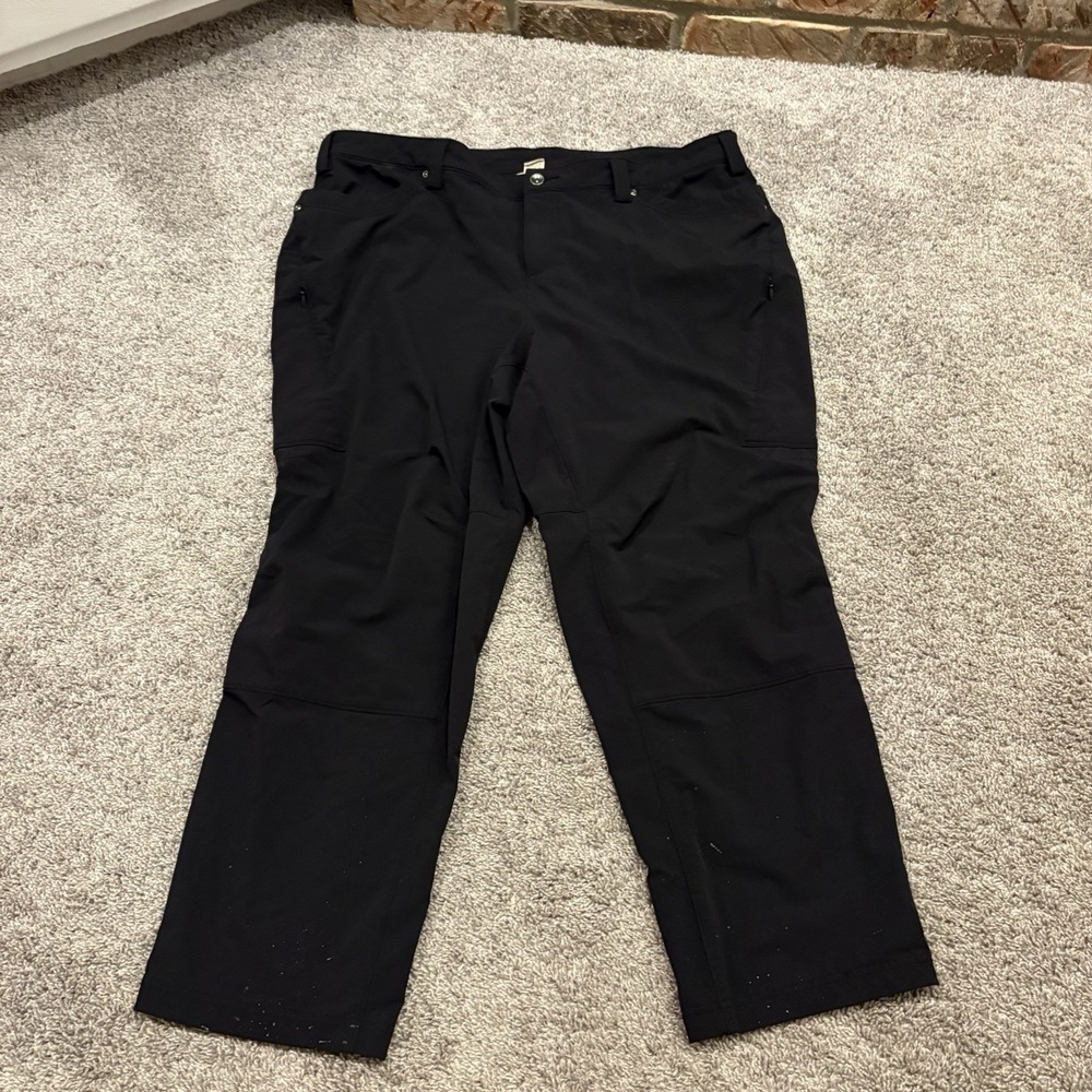 Duluth Trading Co. Black Stretchy Work Gardening Pants Womens 20W x 29 (40x29)